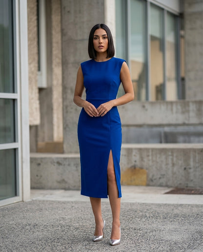 The Amara Sculpt Midi Dress